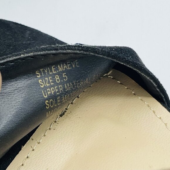 Lulus Shoes Womens Size 8.5 Black High Heels Espadrille Maeve Comfort Sandals - Picture 12 of 12